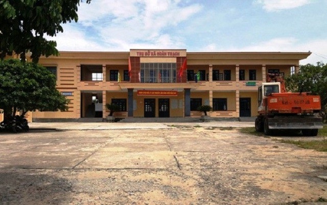 Chủ tịch xã bị người tiền nhiệm đánh bị thương - 1 Trụ sở xã Hoàn Trạch, huyện Bố Trạch, Quảng Bình