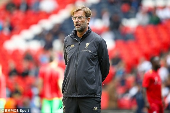 
Jurgen Klopp có mặt ở Wembley
