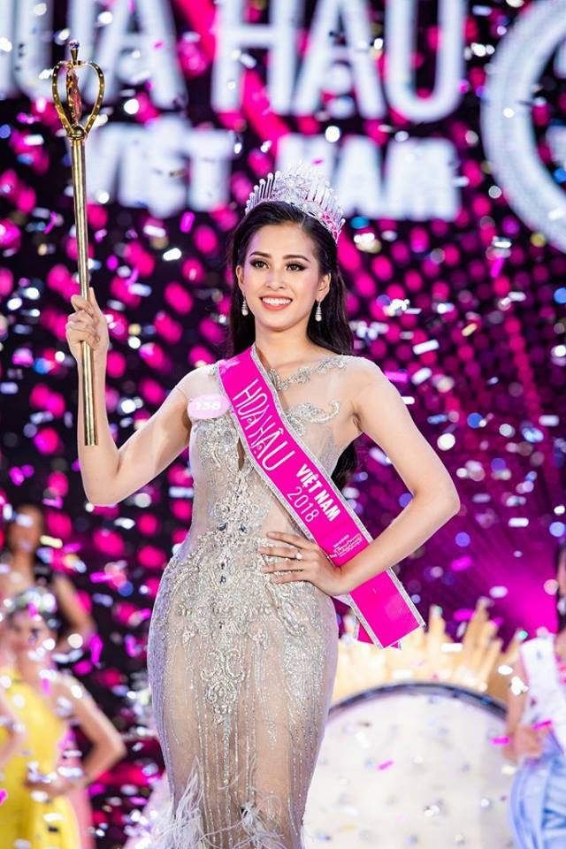 TP Hội An sẽ vinh danh tân hoa hậu Trần Tiểu Vy - 1 Tân hoa hậu Việt Nam năm 2018 Trần Tiểu Vy. (Ảnh BTC)