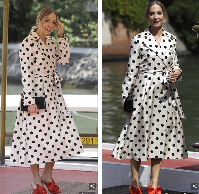 Lady Gaga đọ vẻ tinh tế với Dakota Johnson - 11
Nữ diễn viên Joanne Froggatt xinh đẹp trong bộ váy chấm bi