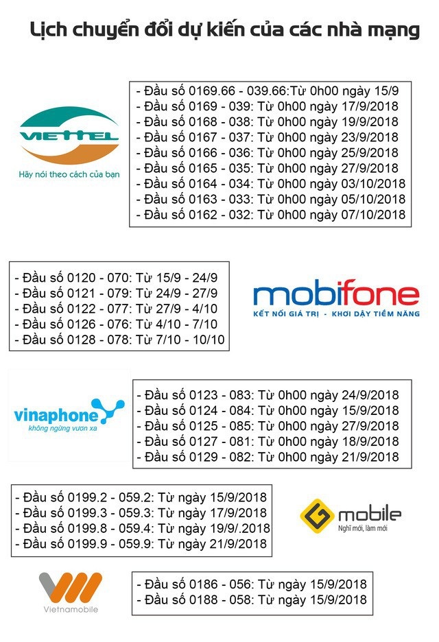 Hơn một nửa đầu số thuê bao 11 số đã chuyển đổi về 10 số - 2 Hơn một nửa đầu số thuê bao 11 số đã chuyển đổi về 10 số - 2