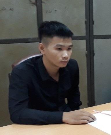 Kế hoạch tàn ác của 2 con nghiện sát hại lái xe ở Hòa Bình - 1 Đối tượng Bùi Văn Hiền tại cơ quan Công an
