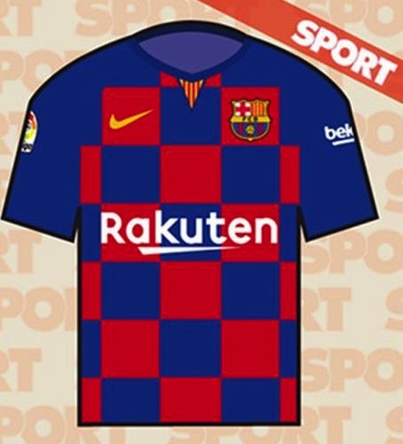 Mỹ nhân “siêu vòng ba” bất ngờ chỉ trích Barcelona - 2 … chê bai áo đấu mới của Barcelona