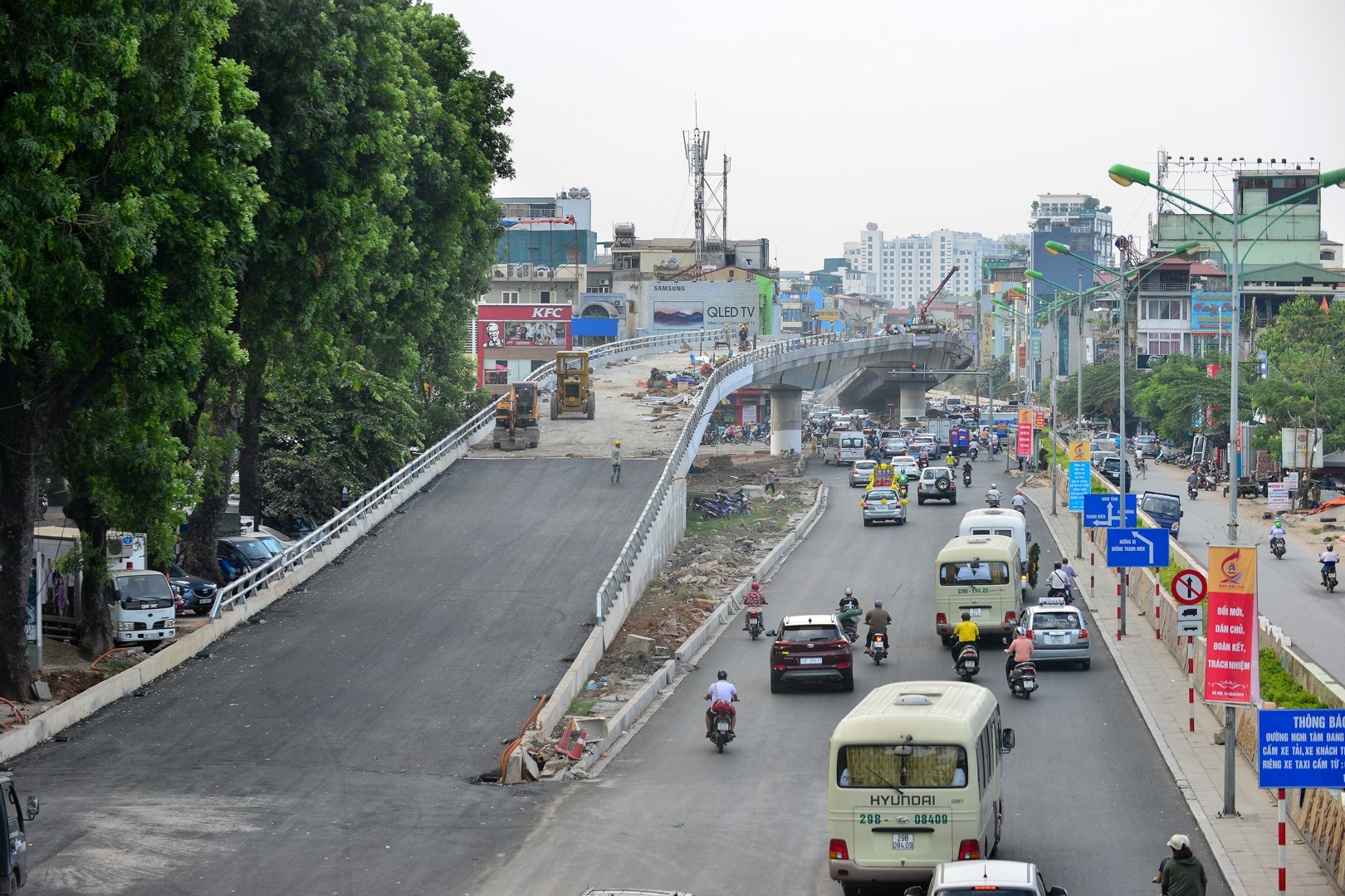 Hà Nội: Toàn cảnh dự án cầu vượt An Dương sau hơn một năm thi công - Ảnh 5. Hà Nội: Toàn cảnh dự án cầu vượt An Dương sau hơn một năm thi công - Ảnh 5.
