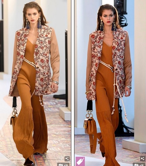 Con gái Cindy Crawford tỏa sáng tại Paris - 2 
Người đẹp tuổi teen sinh năm 2001 sở hữu chiều cao 1,76m - đúng bằng với chiều cao của mẹ cô