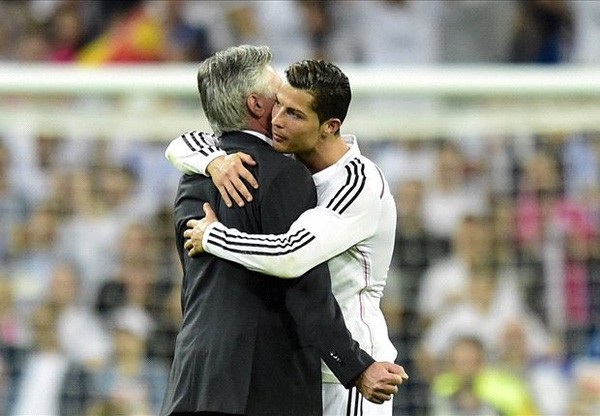 C.Ronaldo và trận đại chiến với thầy cũ HLV Ancelotti - 2
HLV Ancelotti là một trong những người thầy C.Ronaldo quý trọng nhất trong sự nghiệp