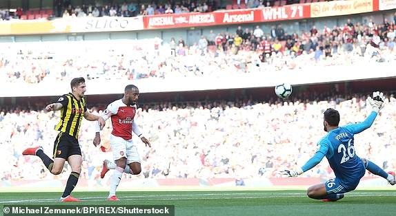 
Pha bỏ lỡ khó tin của Lacazette...
