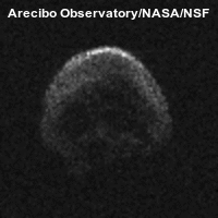 
Tiểu hành tinh đầu lâu - ảnh động của NASA
