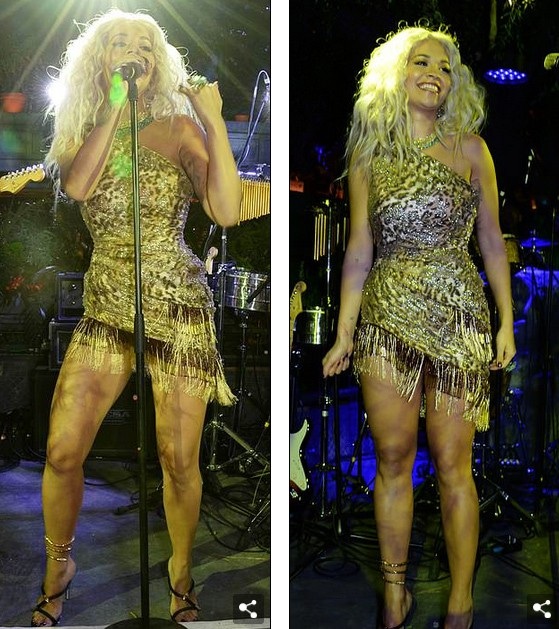 Rita Ora gợi cảm với váy ôm sát - 10