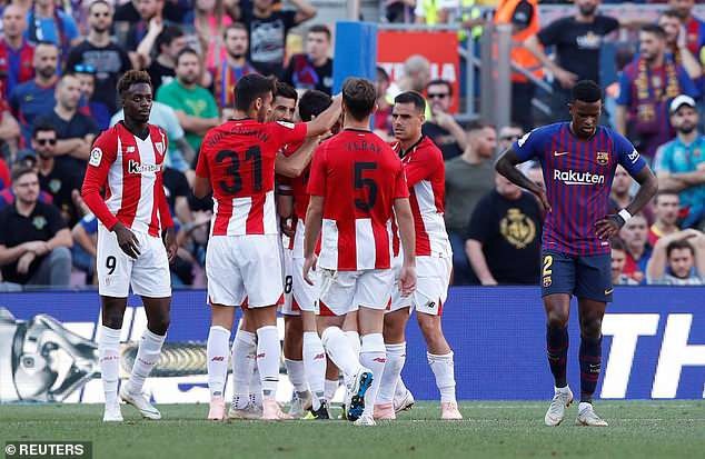 Messi ngồi dự bị, Barcelona hòa thất vọng Bilbao - 8
Bilbao mở tỷ số trước nhờ công Marcos ở phút 40