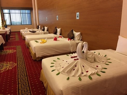 Trao giải Hội thi Nghiệp vụ Buồng toàn quốc 2018 - 1 Sản phẩm trang trí buồng, phòng nghỉ của các thí sinh dự thi