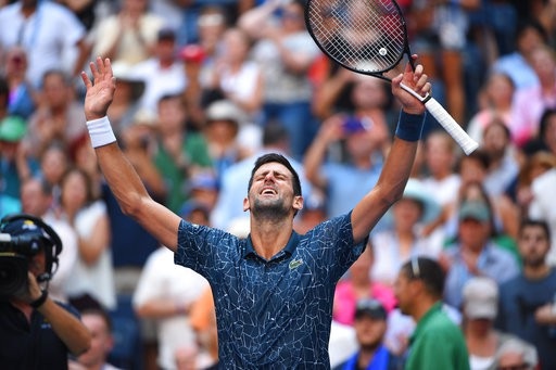 US Open: Djokovic vào tứ kết, Sharapova bị loại bởi Navarro - 1
Djokovic đã vào tứ kết US Open