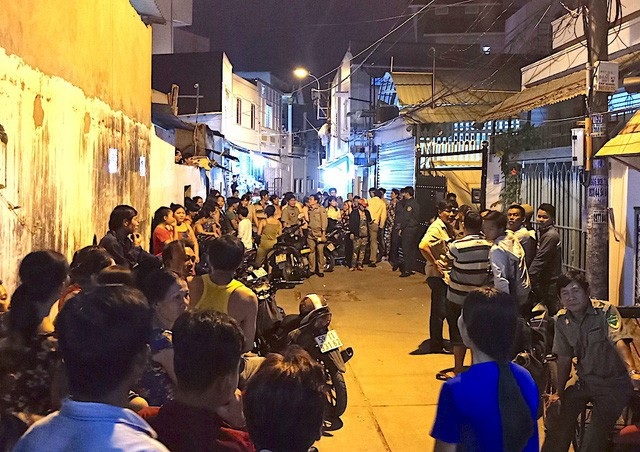 2 nghi phạm sát hại phụ nữ trong phòng trọ sa lưới sau 9 tháng lẩn trốn - 2 Hiện trường vụ án mạng