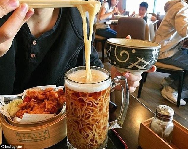 Dân mạng "sốt xình xịch" với món "mì bia" ướp lạnh - 1 Món mì bia độc lạ