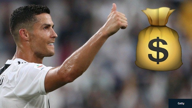 C.Ronaldo nhận mức lương “ông hoàng”, cao gấp 3 lần người thứ 2 ở Serie A - 1 C.Ronaldo nhận mức lương “ông hoàng”, cao gấp 3 lần người thứ 2 ở Serie A - 1