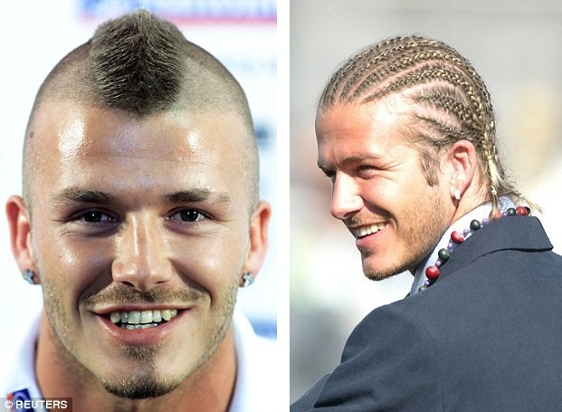David Beckham bị rụng tóc do tuổi tác - 6
Những kiểu tóc đã thành huyền thoại của David Beckham giúp anh trở thành một trong những cầu thủ bóng đá thời trang và có sức ảnh hưởng nhất trên thế giới.
