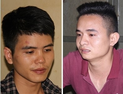 
Hại bị cáo Đỗ Văn Cấp và Nguyễn Văn Nghĩa
