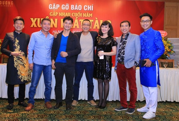 Công Lý: "Tôi mà diễn hài thì Xuân Bắc nên đi lo... âm thanh, ánh sáng" - 3 Dàn nghệ sĩ tham gia Xuân Phát tài 8 tối ngày 13/1 tới tại Hà Nội. (Ảnh: Minh Tâm HD)