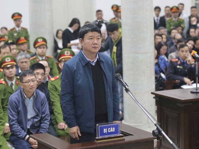 
Hôm nay 22/1, TAND TP Hà Nội tuyên án bị cáo Đinh La Thăng và 21 thuộc cấp (Ảnh: TTXVN).
