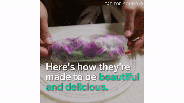 Bất ngờ trước phiên bản Mỹ của món gỏi cuốn Việt Nam - 4 Những chiếc gỏi cuốn nhiều màu sắc và béo mập hấp dẫn thực khách