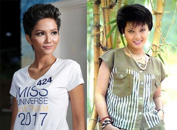 H'Hen Niê hết được so sánh với Halle Berry, Mai Thu Huyền đến Hoa hậu Kiều Khanh - 3 Mỹ nhân làng giải trí một thời Đỗ Kiều Khanh (ảnh trái) sinh năm 1969 tại Sài Gòn. Năm 1989, cô theo lời khuyên của bạn bè đăng ký dự thi Hoa hậu Áo dài Việt Nam lần đầu tiên. Với chiều cao 1,64 m khá nổi bật so với thời bấy giờ, cô đăng quang, trở thành một trong những mỹ nhân được yêu thích đầu thập niên 1990. Sau đó, cô rời showbiz để sang Mỹ đoàn tụ gia đình.
