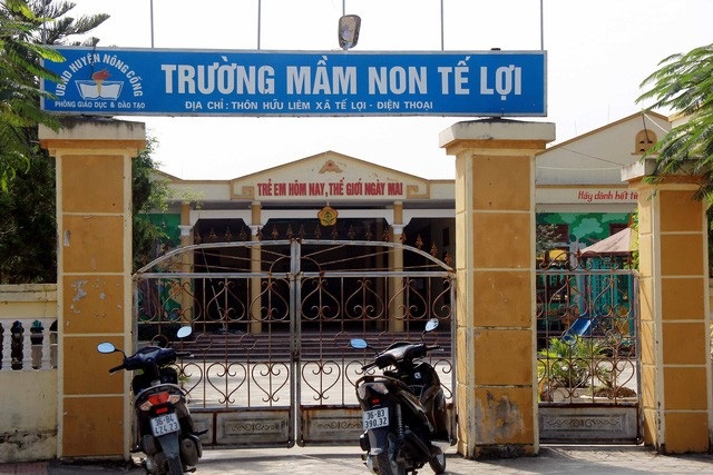 “Hiệu trưởng vay tiền tỷ bỗng dưng mất tích” đã trở về - 1 Trường mầm non Tế Lợi- nơi xảy ra sự việc