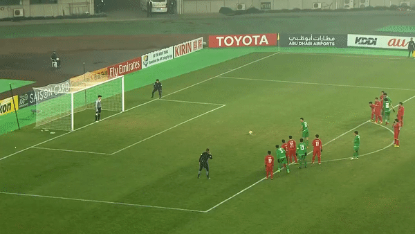 
U23 Iraq gỡ hòa 1-1 trên chấm phạt đền

