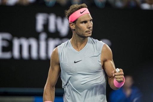 Australian Open: Á quân Nadal thắng nhanh trước đàn anh - 2
Nadal khởi đầu tốt ở trận ra quân Australian Open