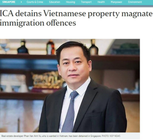 Singapore đã yêu cầu trục xuất Phan Van Anh Vu - 1
Hình ảnh Phan Van Anh Vu đăng trên báo Singapore.