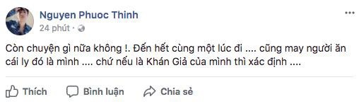 Mediheal lên tiếng đính chính sau sự việc ca sĩ Noo Phước Thịnh bị ném ly - 1 Noo Phước Thịnh chia sẻ gặp sự cố trên sân khấu nhưng vẫn lo lắng cho khán giả
