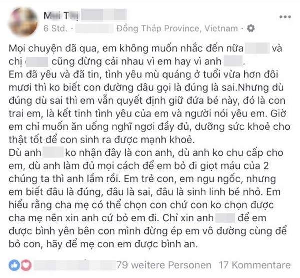Choáng với màn giành giật 1 đại gia của 4 người đẹp trên mạng xã hội - 3 Tin nhắn tố người tình của N.L