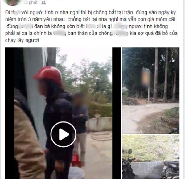 Dân mạng sục sôi khi vợ vào nhà nghỉ đánh tình địch, chồng lượn lờ bên ngoài… “đứng xem” - 4 Bắt gặp chồng đi nhà nghỉ với bạn thân - sự việc xảy ra tại Yên Bái.