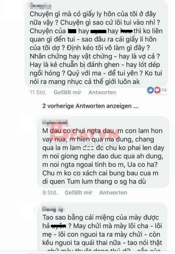 Choáng với màn giành giật 1 đại gia của 4 người đẹp trên mạng xã hội - 5 Người vợ thứ nhất cũng vào phân trần.