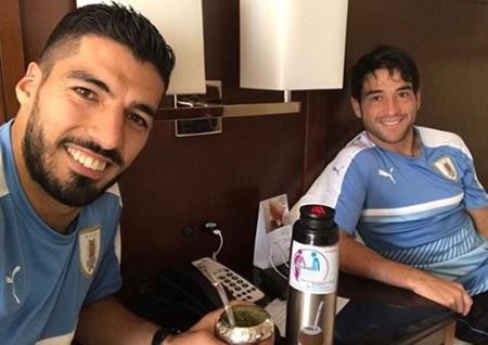 Suarez cũng là một ngôi sao rất ưa thích món đồ uống mang tên “Mate”