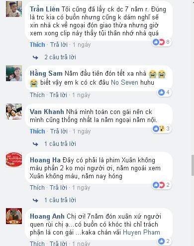 Triệu phụ nữ Việt bật khóc nức nở vì phim Tết Xuân không màu 2 - 4 Rất nhiều chị em đã chia sẻ nỗi niềm sau khi xem phim