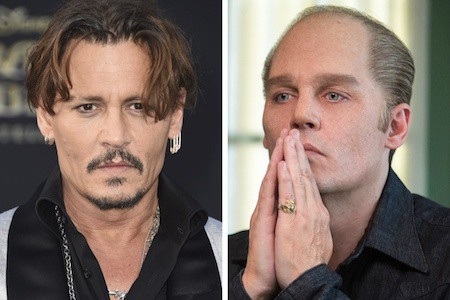 Sao và những màn hoá trang thần sầu trên màn bạc - 4 Ngay cả các fans hâm mộ trung thành nhất của Johnny Depp cũng khó mà có thể nhận ra ngay chàng “cướp biển” với tạo hình của Whitey Bulger trong phim “Black mass”