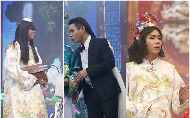 Cô Đẩu Công Lý sẽ ăn vận thế nào để gây "sốc" trong Táo Quân 2018? - 2 Phục trang cầu kỳ và diêm dúa của Bắc Đẩu trong Táo Quân.
