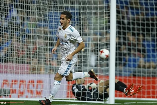 Real Madrid gây thất vọng khi hòa đội bóng hạng hai - 4
Lucas Vazquez hai lần giúp Real Madrid vượt lên dẫn trước ở các phút 11 và 59