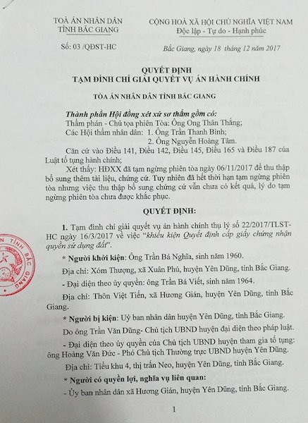 Ủy ban huyện thua kiện một người dân: Tòa án tỉnh đang “đánh đố” người dân? - 4 Ủy ban huyện thua kiện một người dân: Tòa án tỉnh đang “đánh đố” người dân? - 4