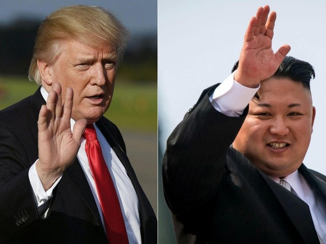 Ông Trump tuyên bố sẵn sàng đối thoại với Triều Tiên - 1 Tổng thống Mỹ Donald Trump(trái) và Nhà lãnh đạo Triều Tiên Kim Jong-un (Ảnh: AFP)