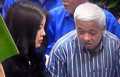 Vợ chồng Bầu Kiên tại một phiên toà (Ảnh tư liệu).