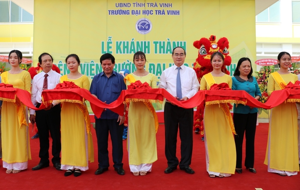 Trường ĐH Trà Vinh khánh thành bệnh viện - 1 Trường ĐH Trà Vinh khánh thành bệnh viện - 1