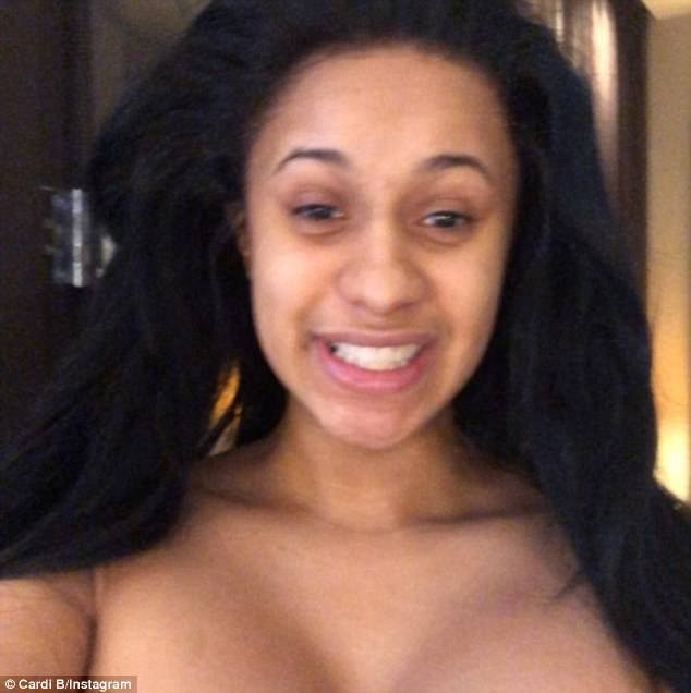 Cardi B looks different without makeup - 4