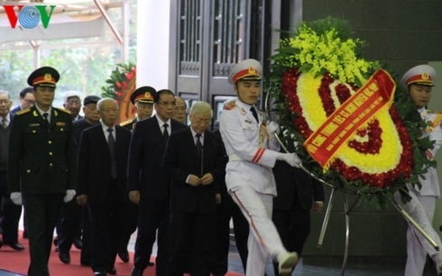 Lễ viếng, lễ truy điệu ông Nguyễn Đức Bình theo nghi thức cấp Nhà nước