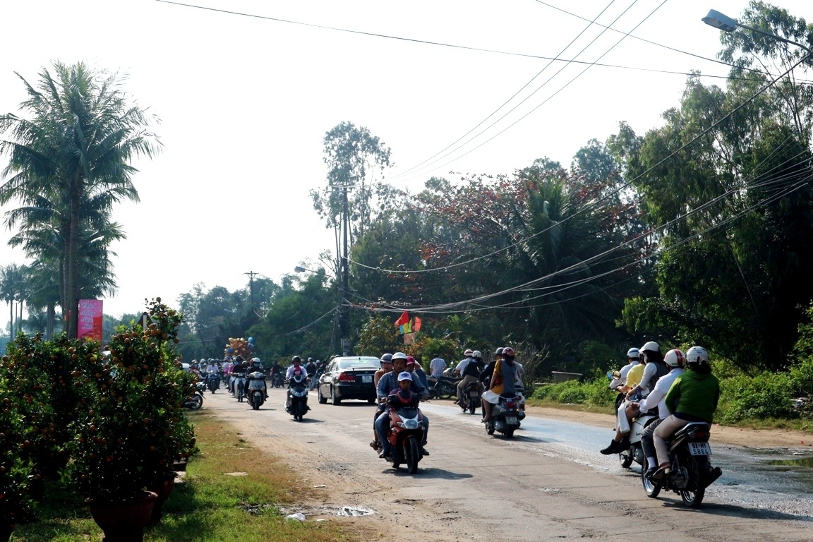 Khách du xuân ở Hội An Khách du xuân ở Hội An