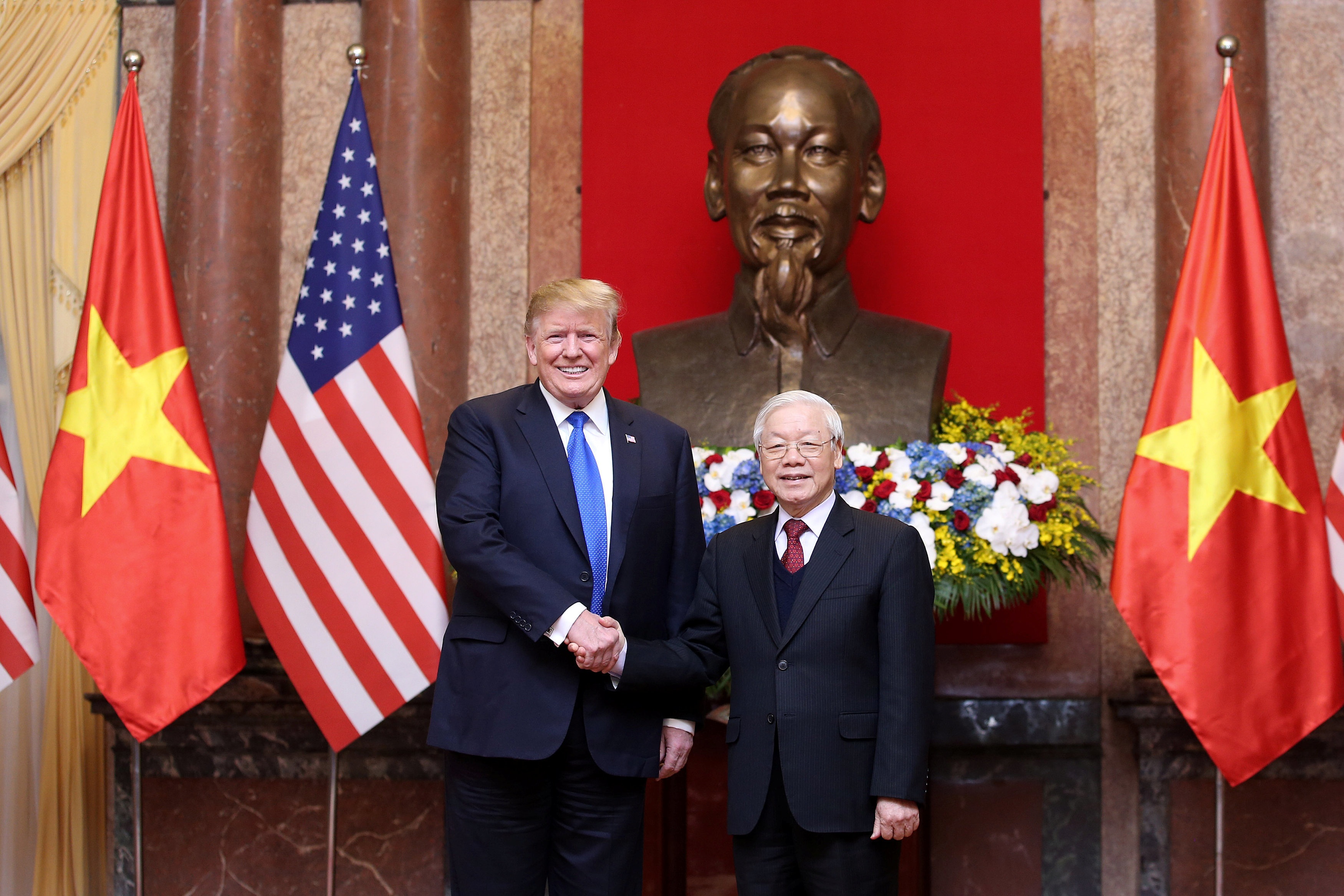 Tổng thống Donald Trump hội kiến Tổng Bí thư, Chủ tịch nước Nguyễn Phú Trọng