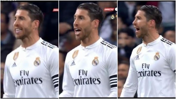 Sergio Ramos lớn tiếng chỉ đạo đồng đội vì sợ thua Barcelona 6 bàn