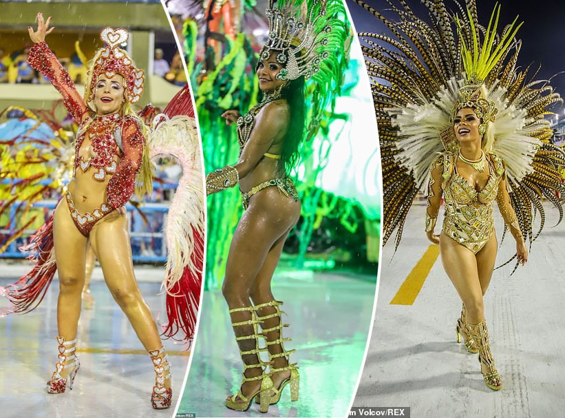 Vẻ đẹp khỏe khoắn “bốc lửa” của những vũ nữ Brazil