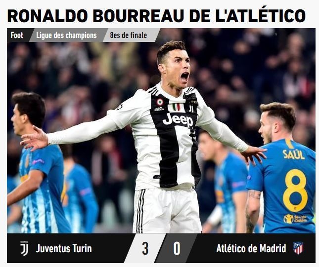 Báo chí thế giới ngả mũ, gọi C.Ronaldo là “gã đao phủ”
