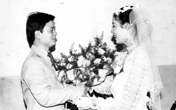 Ảnh cưới chưa hề công bố của NSƯT Chiều Xuân hồi thập niên 80